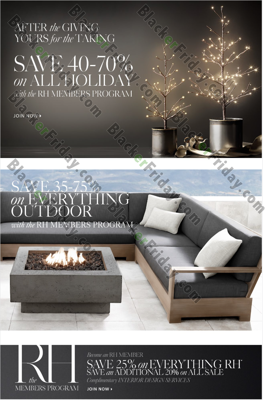 Restoration hardware black friday Restoration Hardware is a high-end furniture, hardware, fittings and accessories store that caters to customers who enjoy historic designs with a modern twist. handhellpec.ga features exclusive items from artisans and designers that customers won’t find elsewhere.