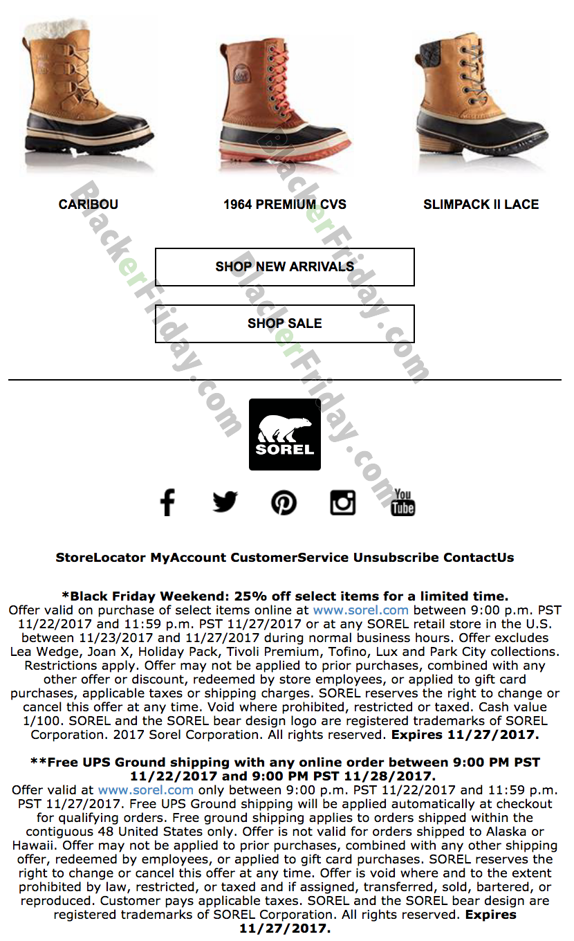 sorel cyber monday deals