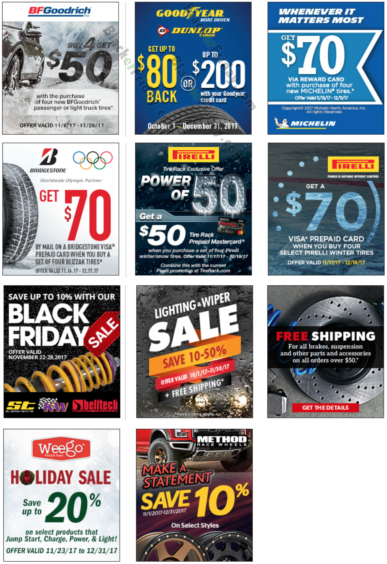 Tire Rack Cyber Monday 2021 Sale - What to Expect - Blacker Friday