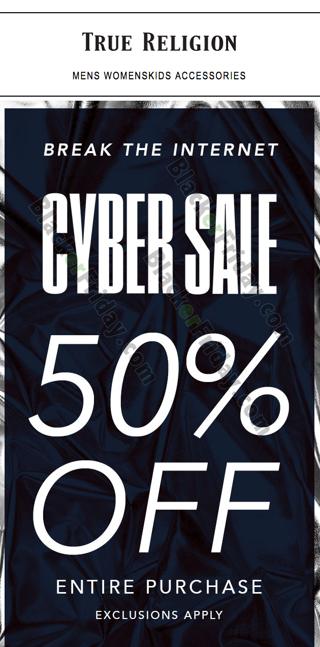 True Religion Cyber Monday 2021 Sale 