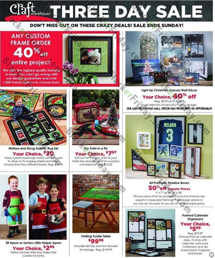 craft warehouse black friday 2018 sale ad scan blacker any stores open christmas day