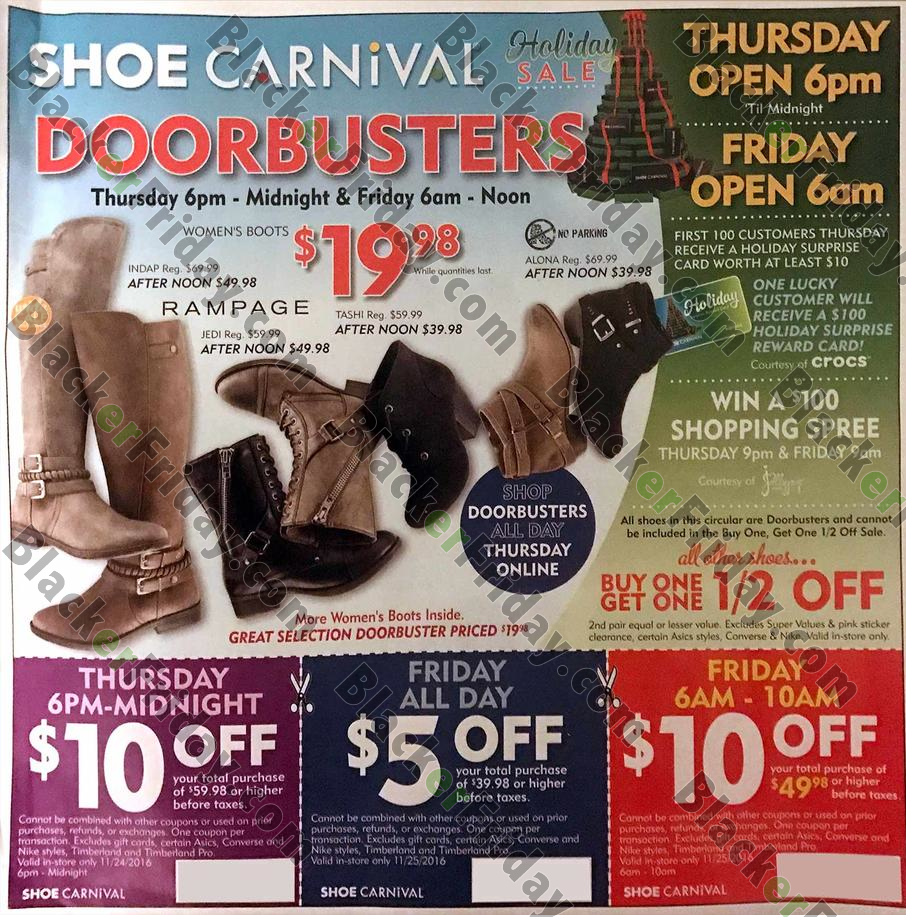 shoe carnival sale ad