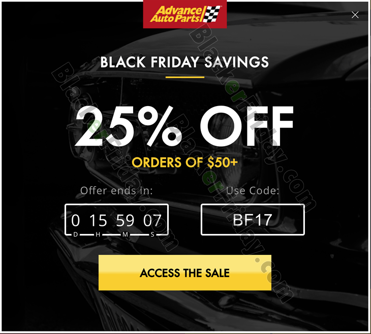 Advance Auto Parts Black Friday 2021 Sale What to Expect Blacker Friday