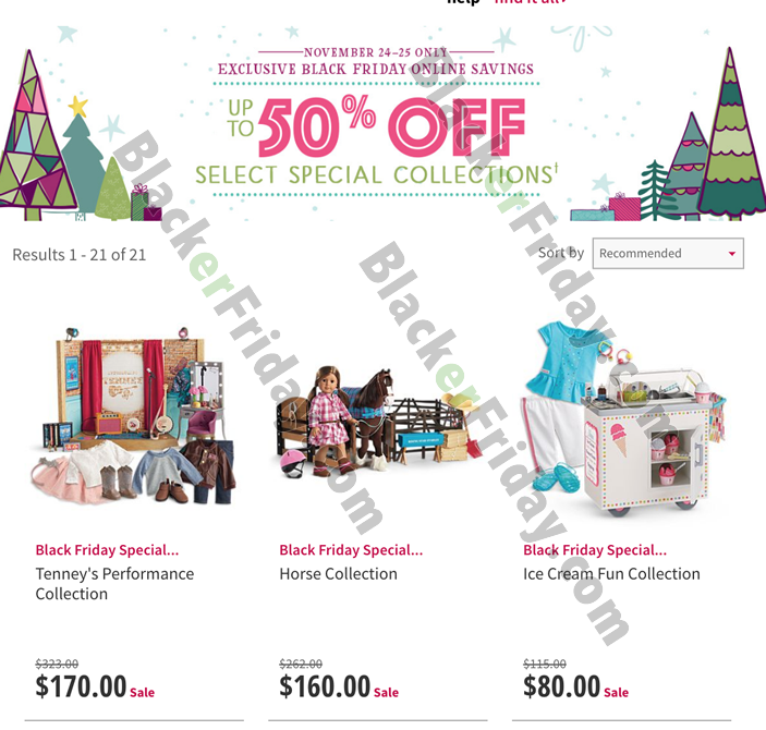 American Girl Black Friday 2020 Sale 