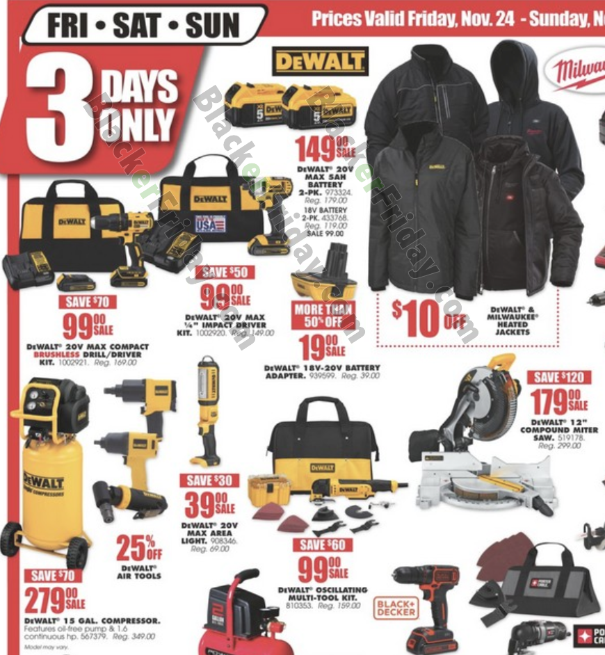 DeWalt Black Friday 2018 Sales & Power Tool Deals Blacker Friday
