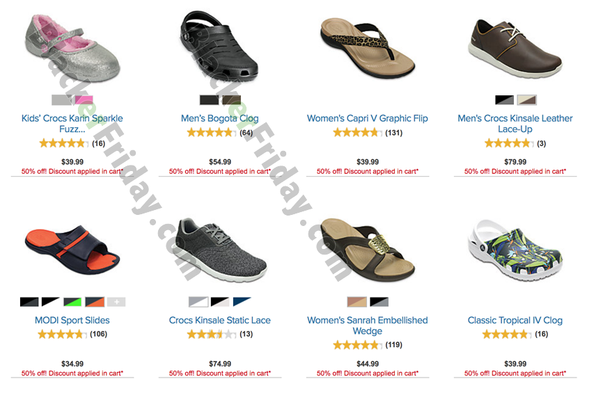 crocs black friday deals 2019