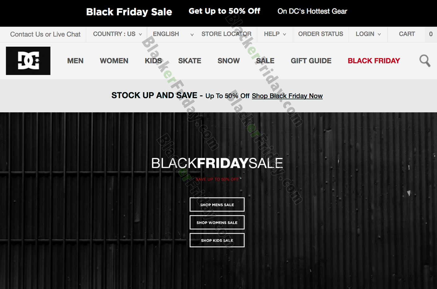 dc shoes black friday