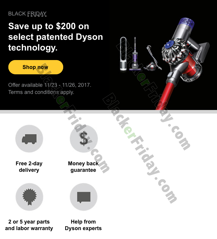 Dyson Black Friday 2018 Sale & Deals - Blacker Friday