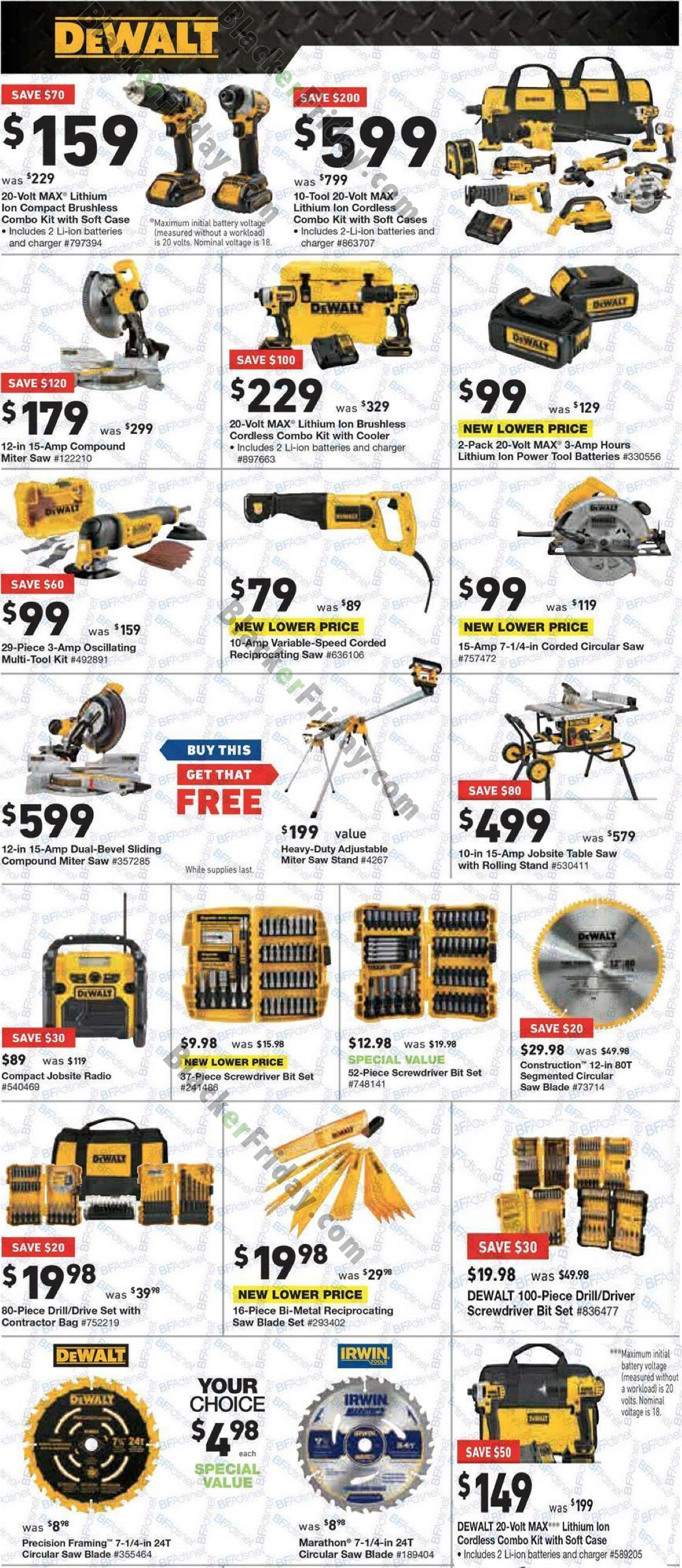 DeWalt Black Friday 2018 Sales & Power Tool Deals Blacker Friday