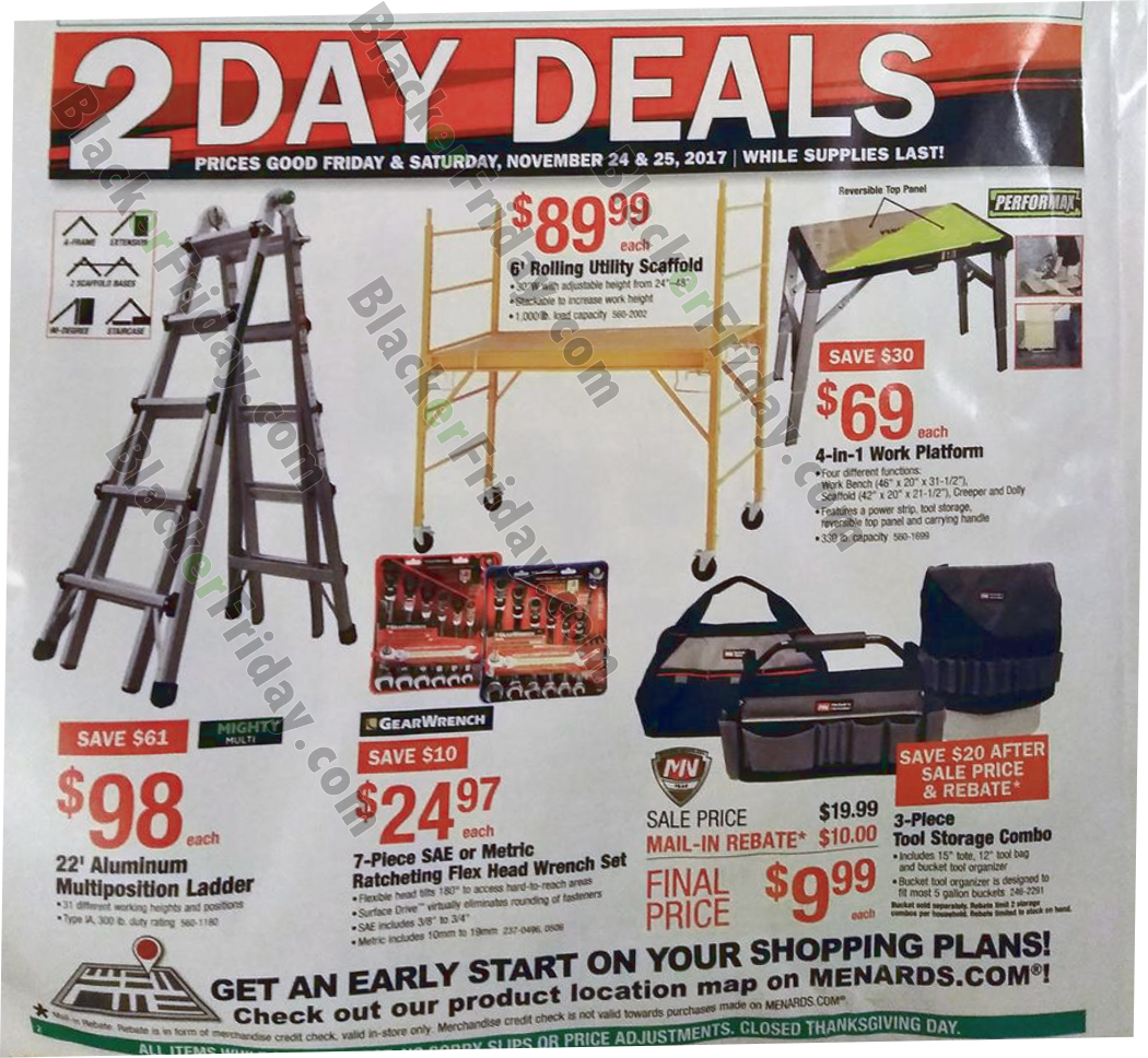 Menards Black Friday 2020 Sale - What to Expect - Blacker Friday