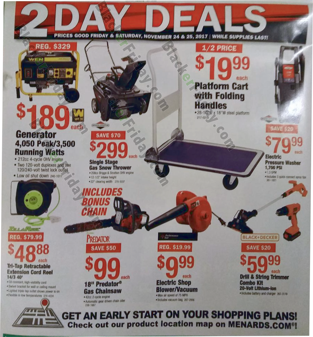 Menards Black Friday 2020 Sale - What to Expect - Blacker Friday