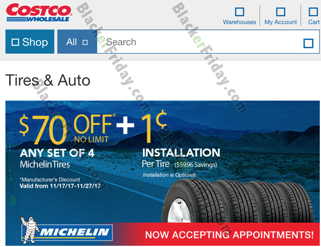 Michelin Tire Black Friday 2018 Sale & Deals - Blacker Friday