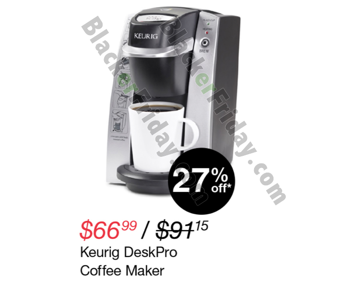 Keurig Black Friday 2018 Sale & KCup Coffee Brewer Deals Blacker Friday