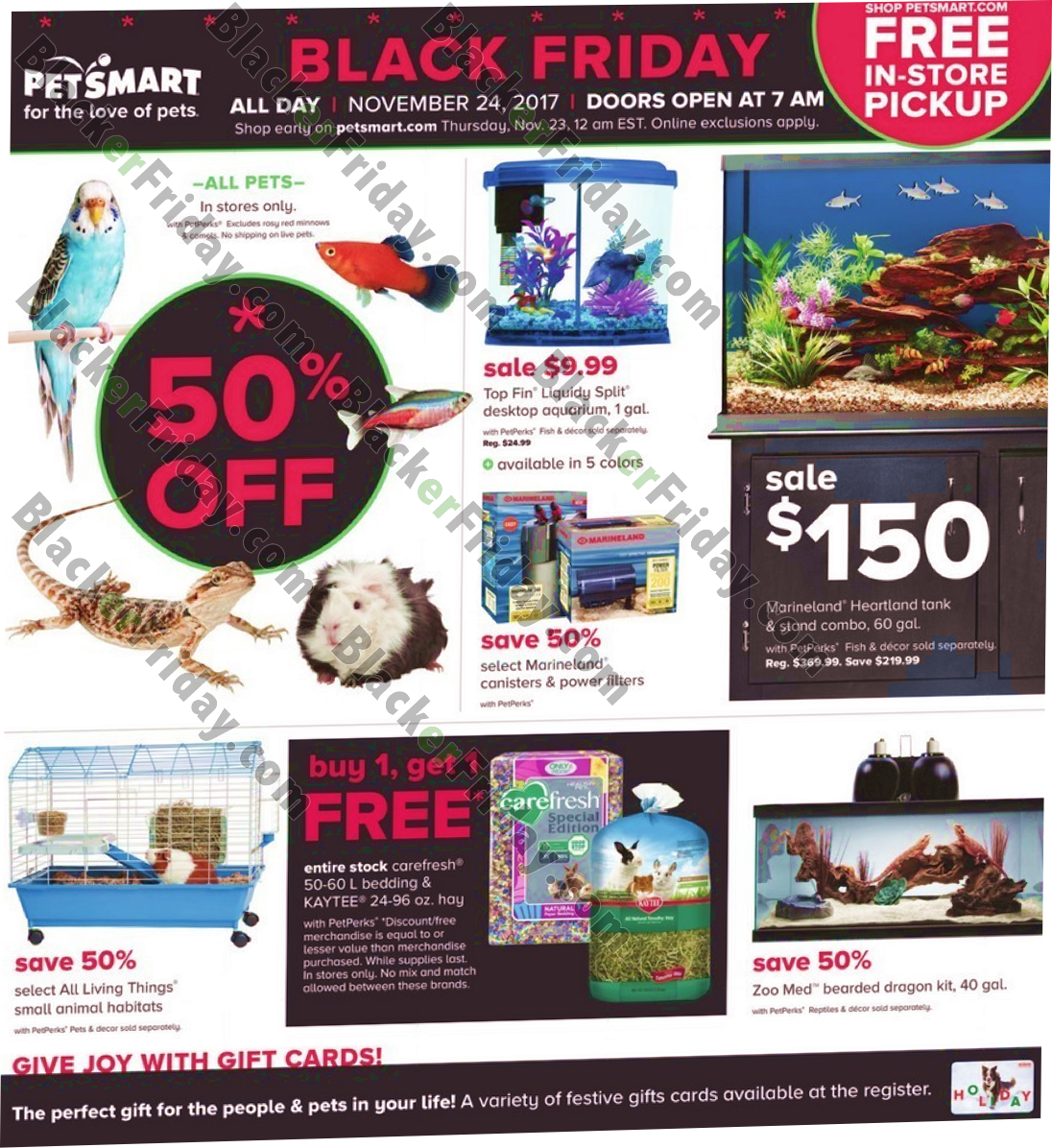 petsmart 125 gallon black friday