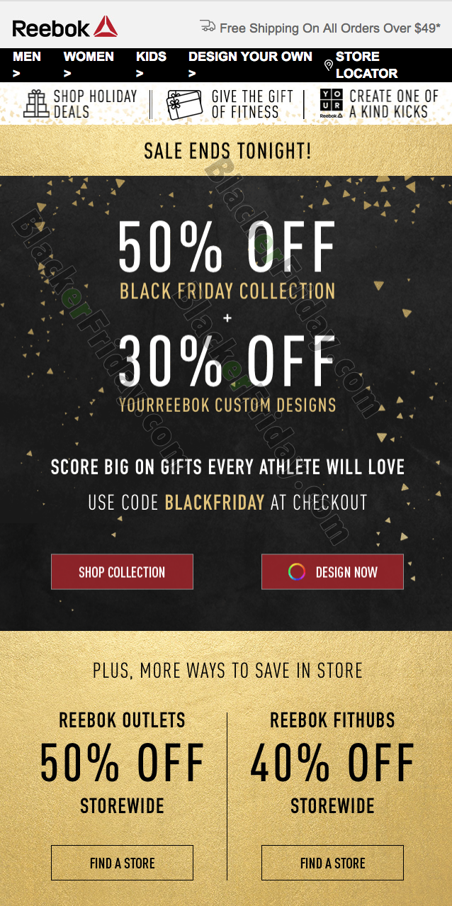 reebok black friday sale 2018