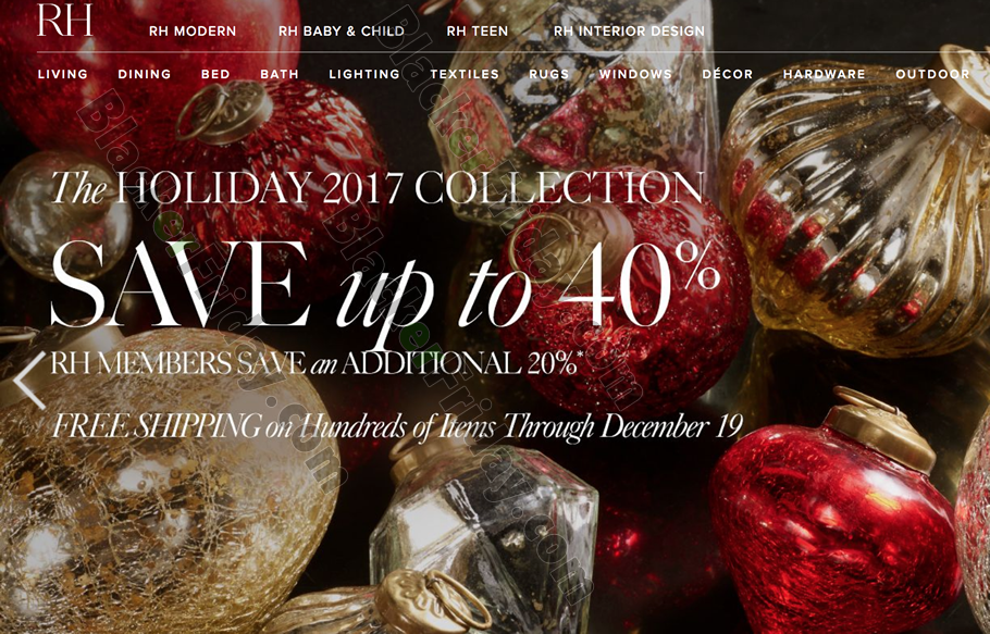 Restoration Hardware Black Friday 2019 Sale & Outlet Deals Blacker Friday