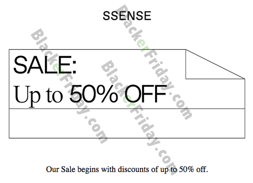 ssense 50 off