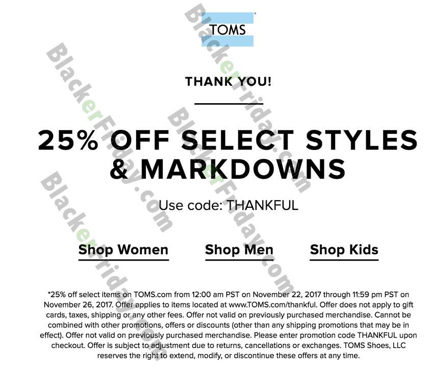 toms black friday deals