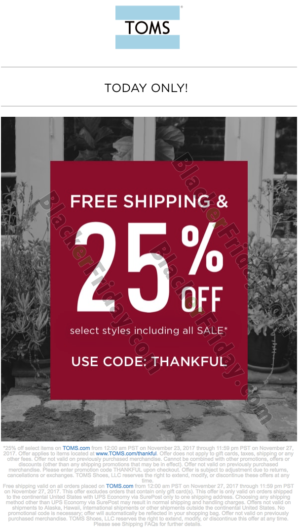 toms shoes cyber monday