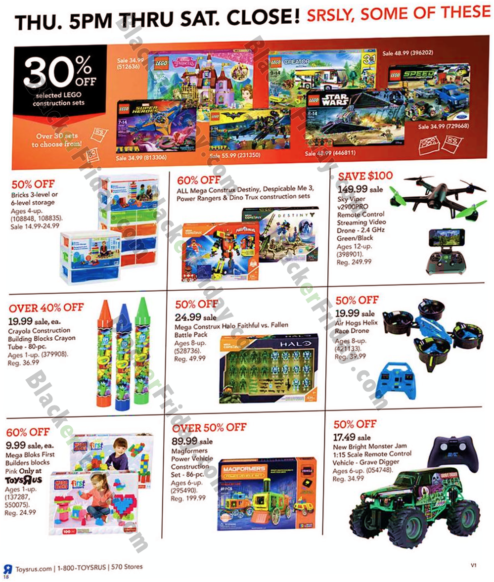 Toys R Us Black Friday 2019 Ad Sale Details - 