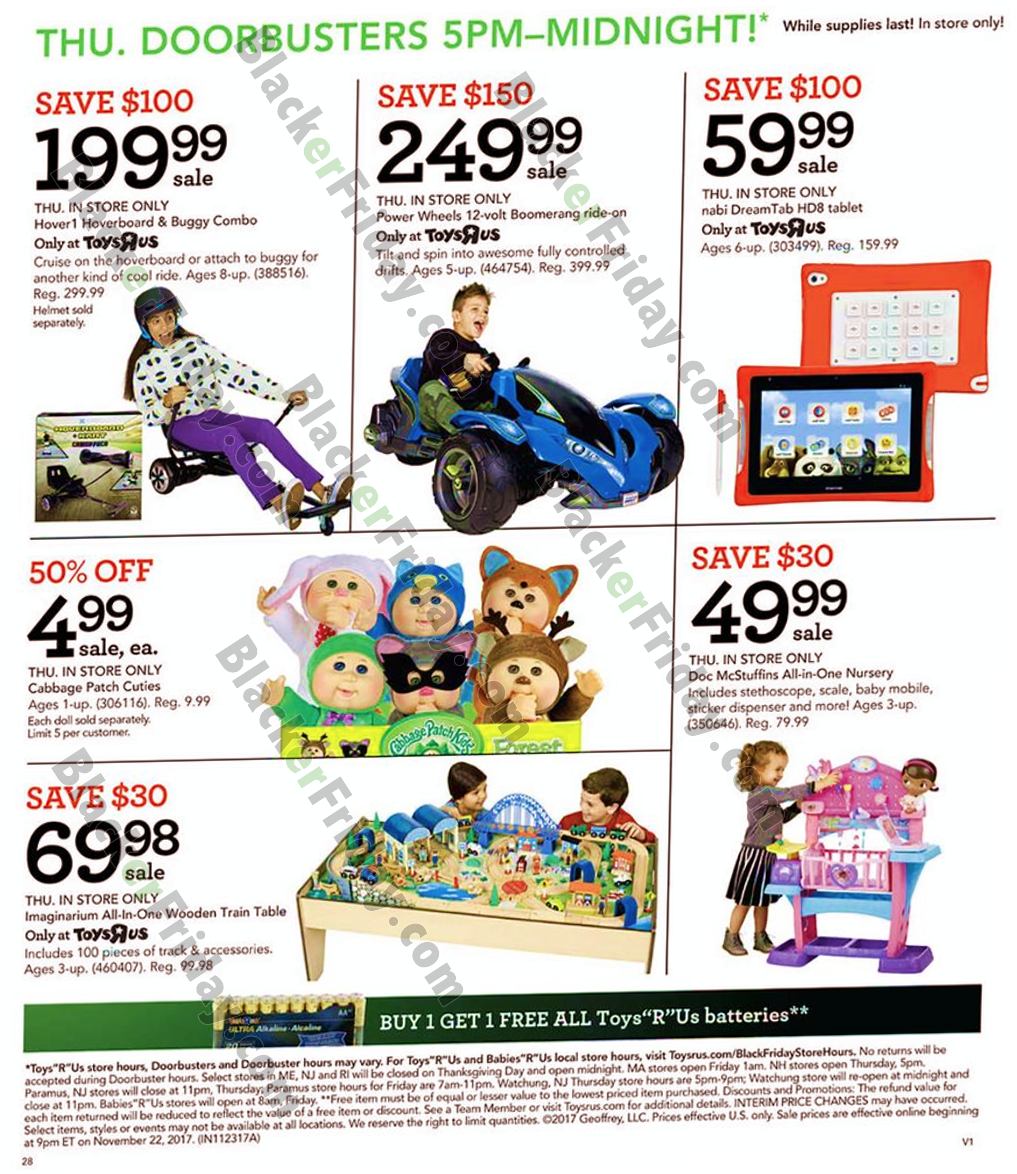 toys r us black friday 2017
