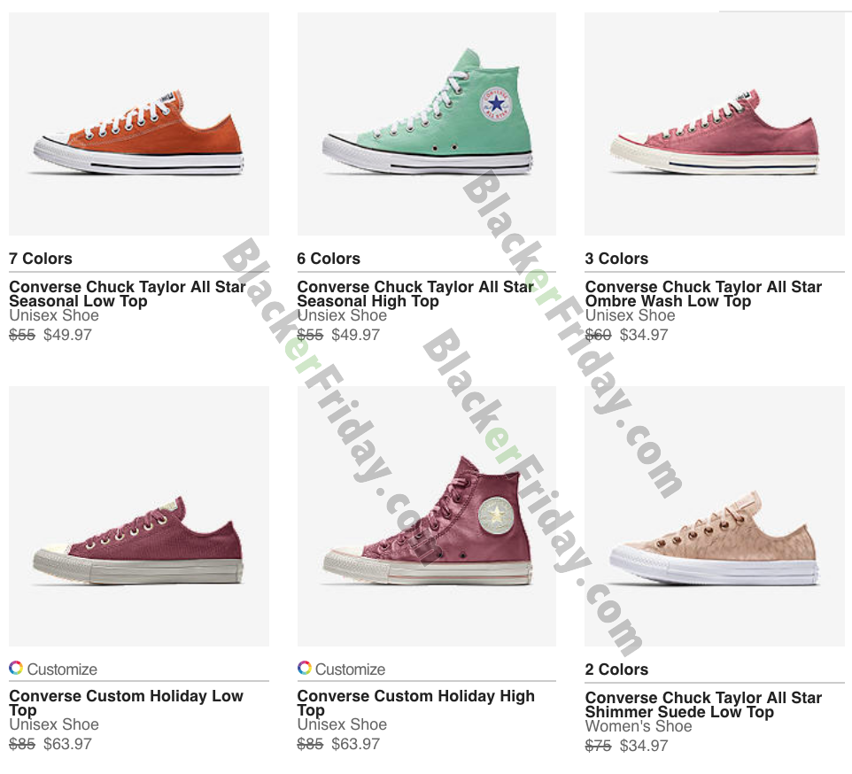 Converse After Christmas Sale 2021 