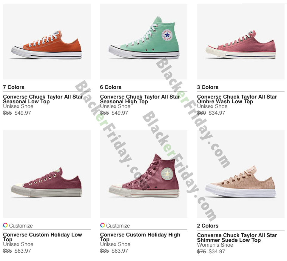 converse christmas sale