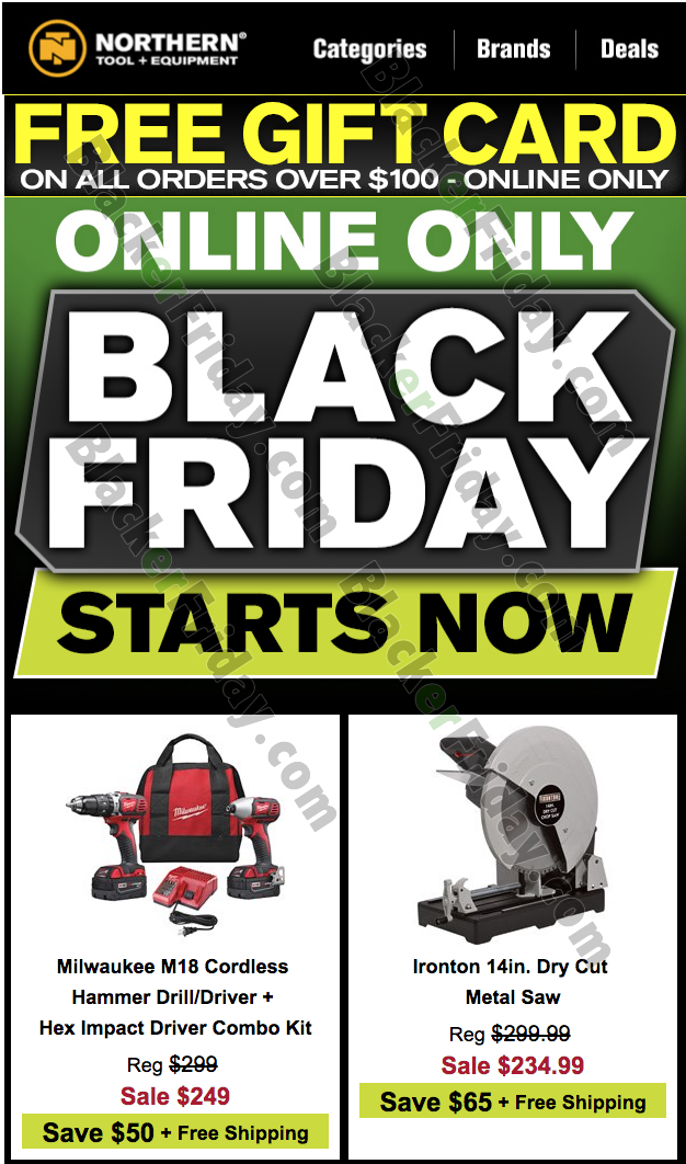 Northern Tool Black Friday 2020 Sale - What to Expect - Blacker Friday