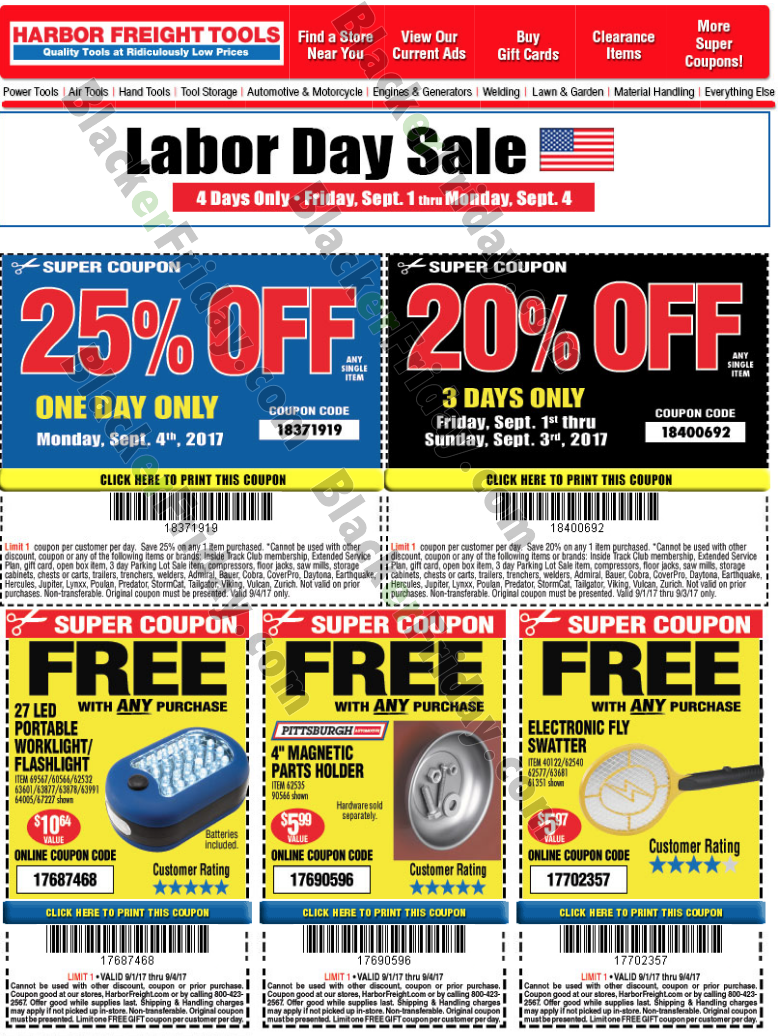 Harbor Freight Printable Coupons 2022 Customize and Print