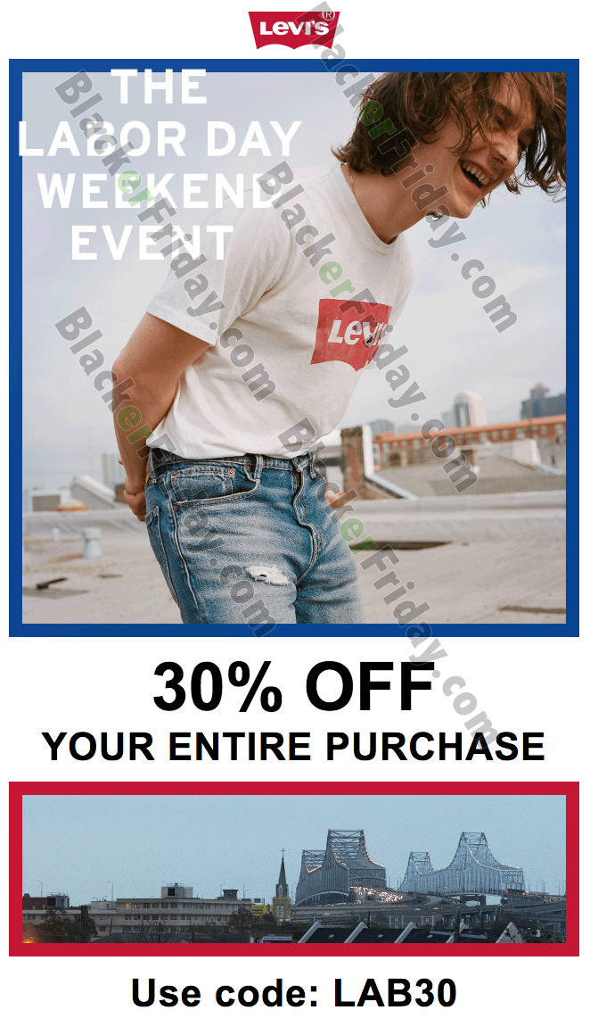 Levi's Labor Day Sale 2021 - Blacker Friday