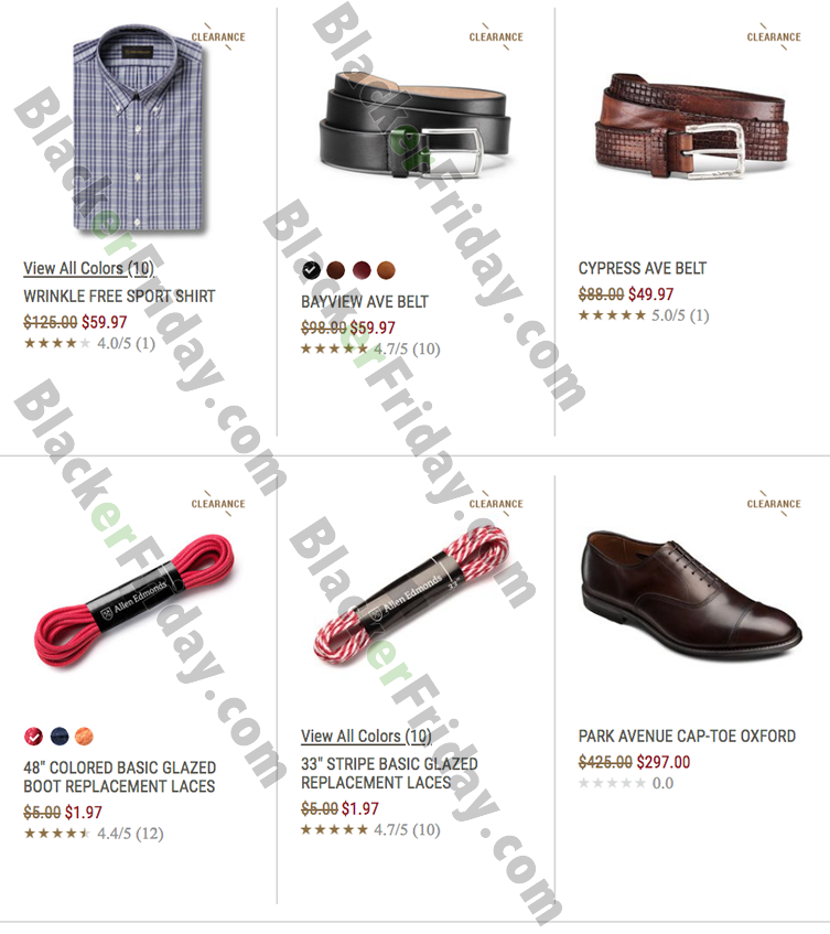 allen edmonds labor day sale