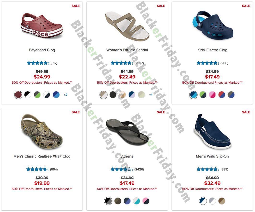 crocs labor day sale