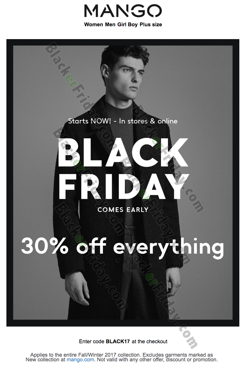 What to expect at Mango's Black Friday 2023 - Friday