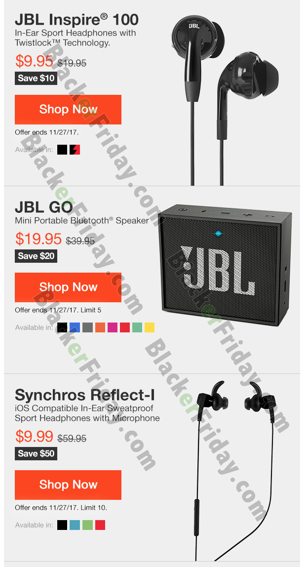 Alice Soaked Ritual JBL's Black Friday 2023 Ad & Sale Details - Blacker Friday