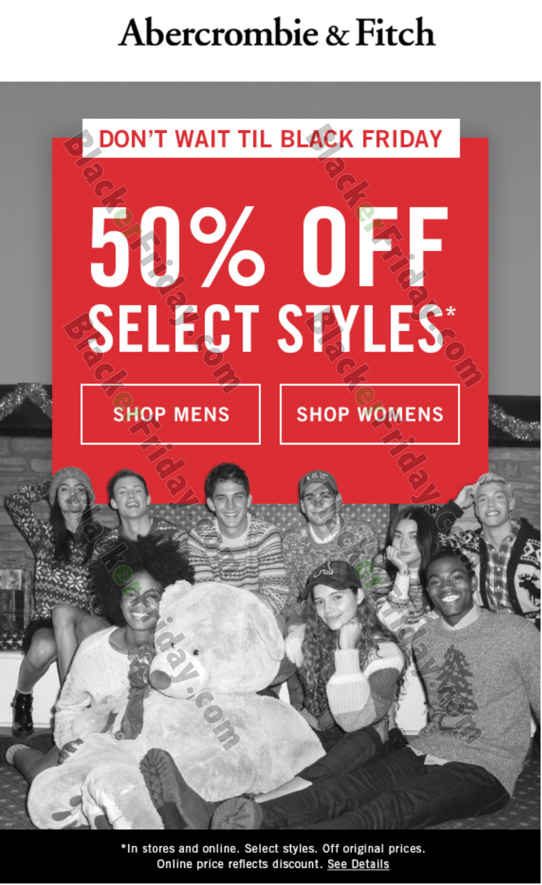 black friday abercrombie 2018