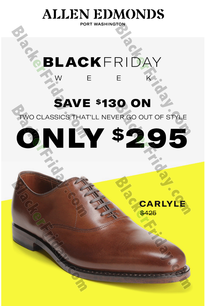 allen edmonds cyber monday