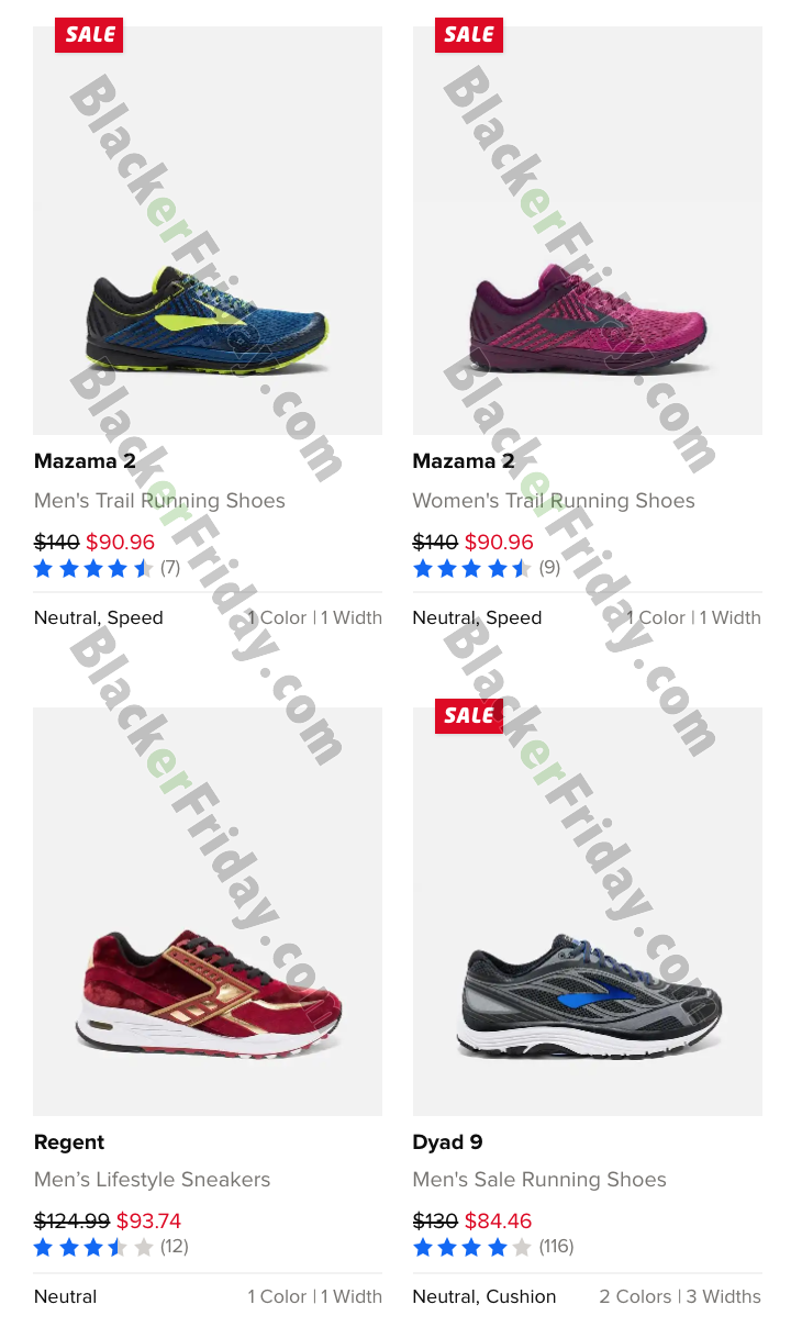 black friday deals brooks running shoes