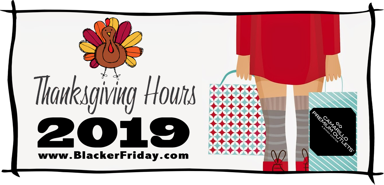 Camarillo Premium Outlets Thanksgiving & Black Friday Hours 2019 - Blacker Friday