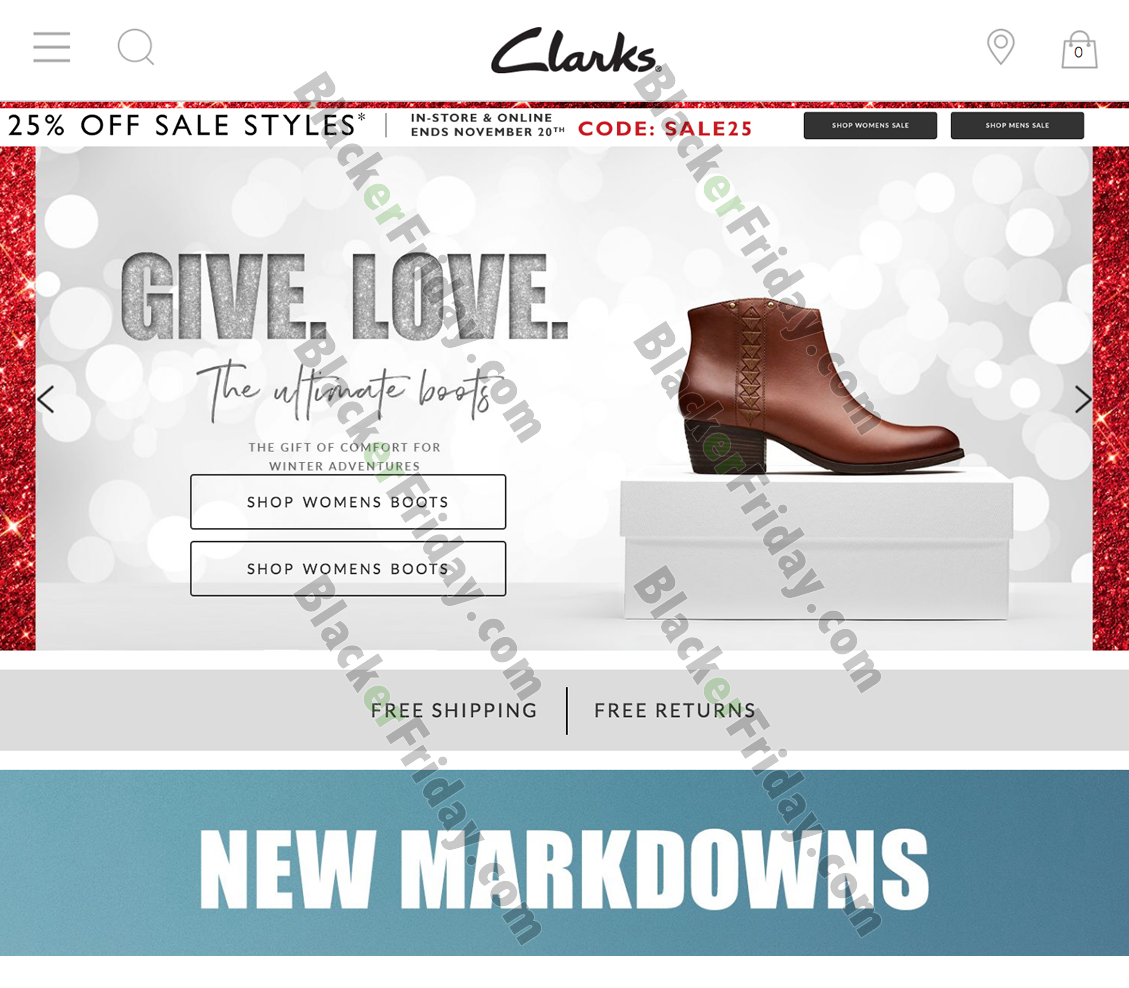 Clarks Black Friday 2021 Sale - What to 