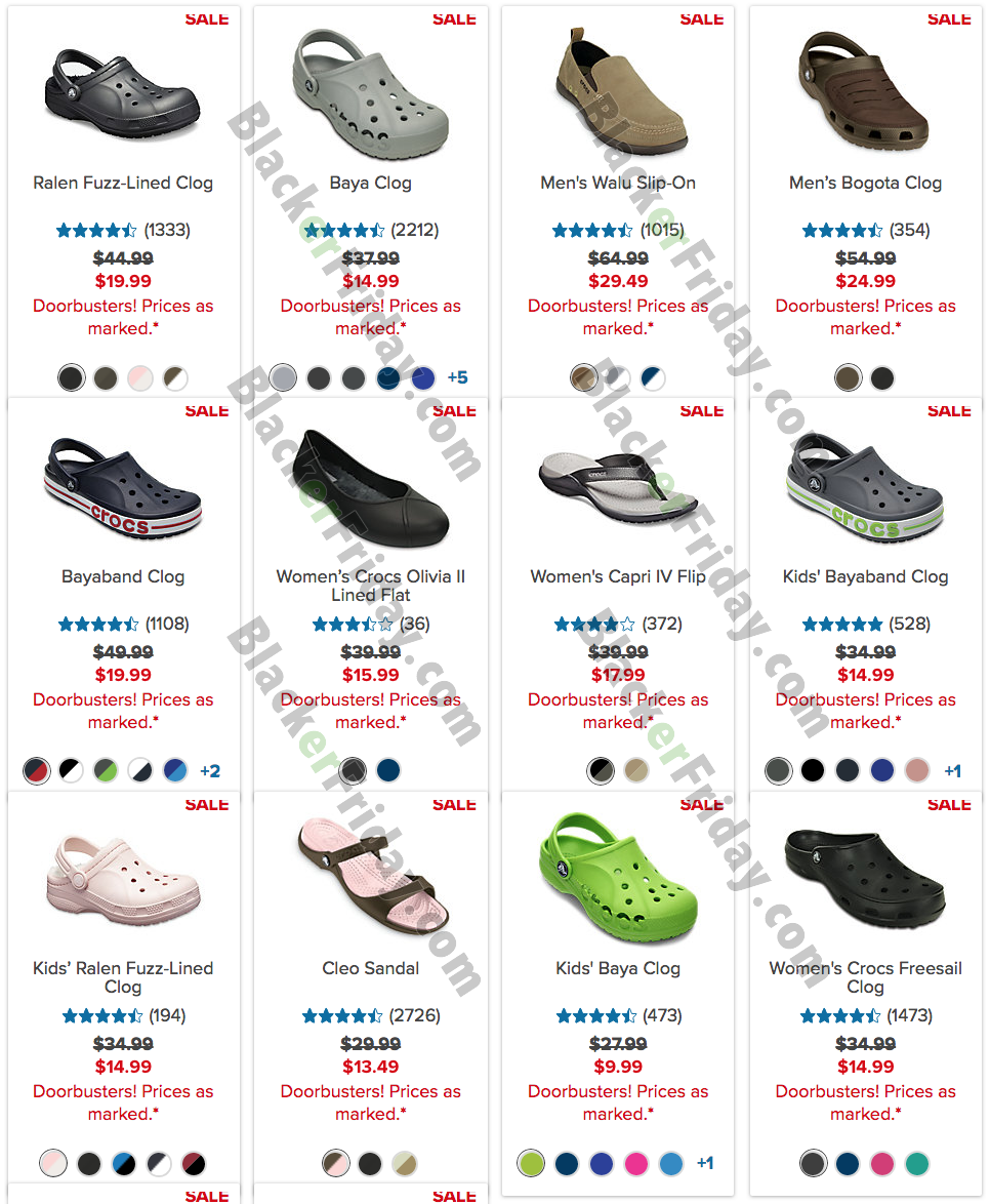 crocs cyber monday deals 2019