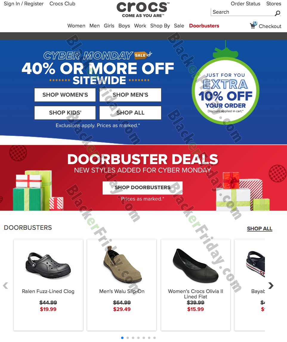 Crocs Cyber Monday 2021 Sale - What to 