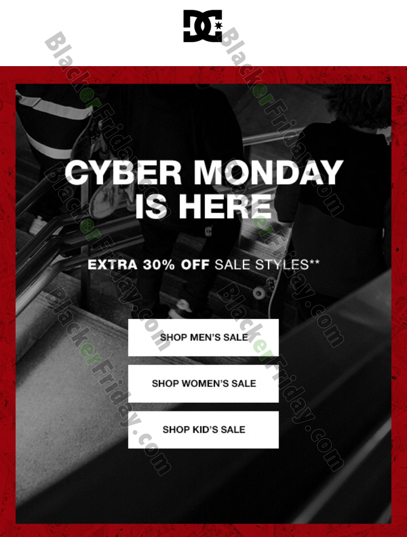 DC Shoes Cyber Monday 2021 Sale - What 