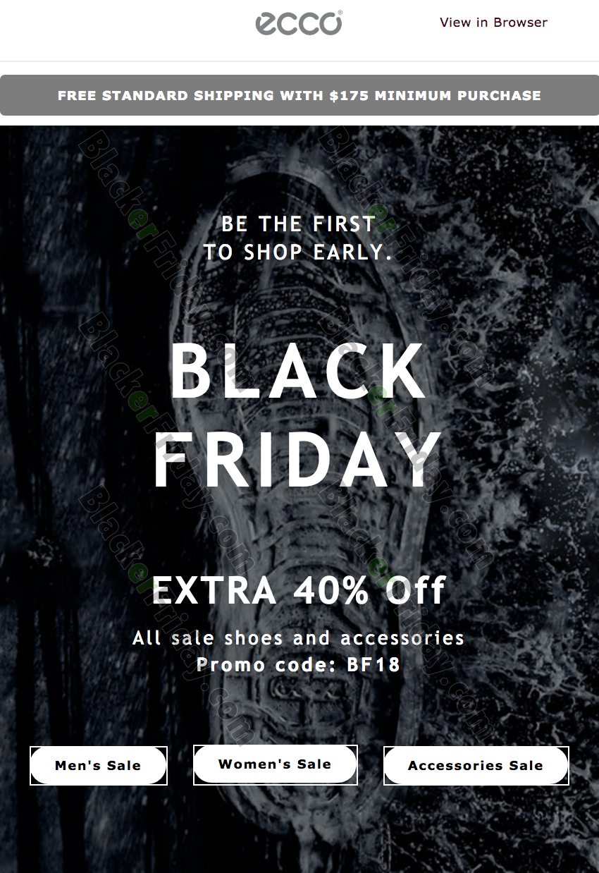 ECCO Black Friday 2020 Sale - What to 