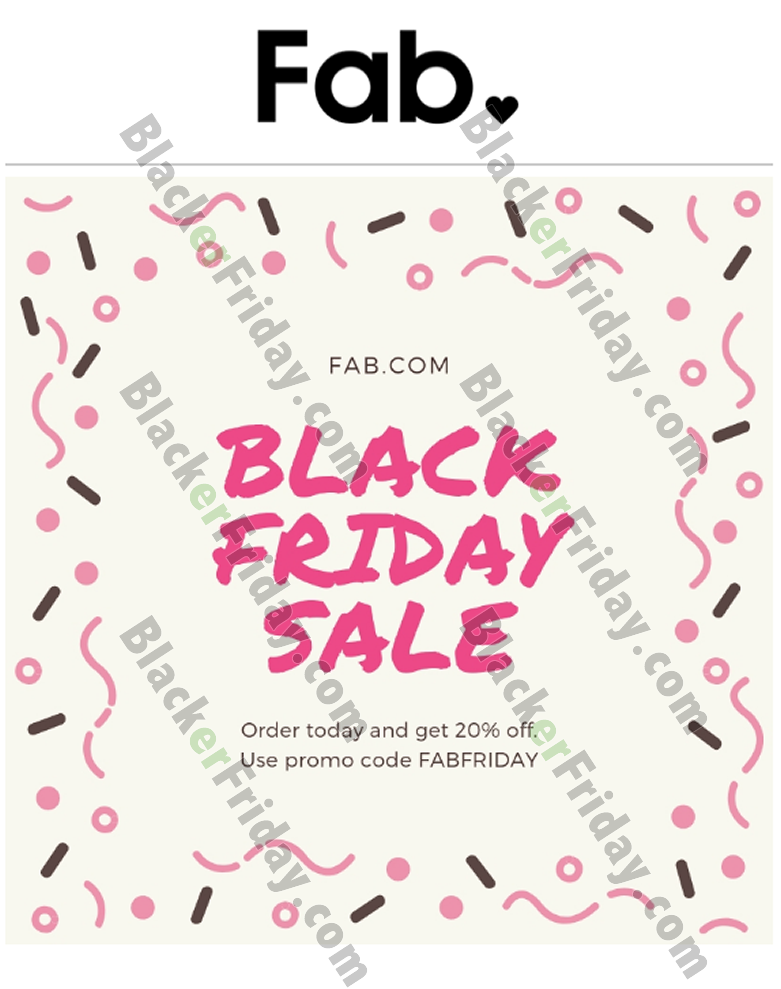 Fab Black Friday 2020 Sale - What to Expect - Blacker Friday