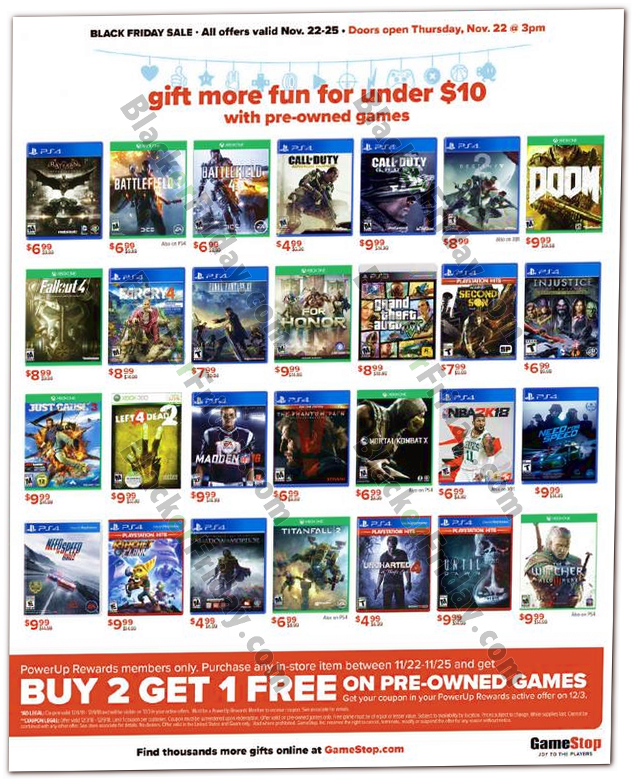 gamestop black friday 2018 online