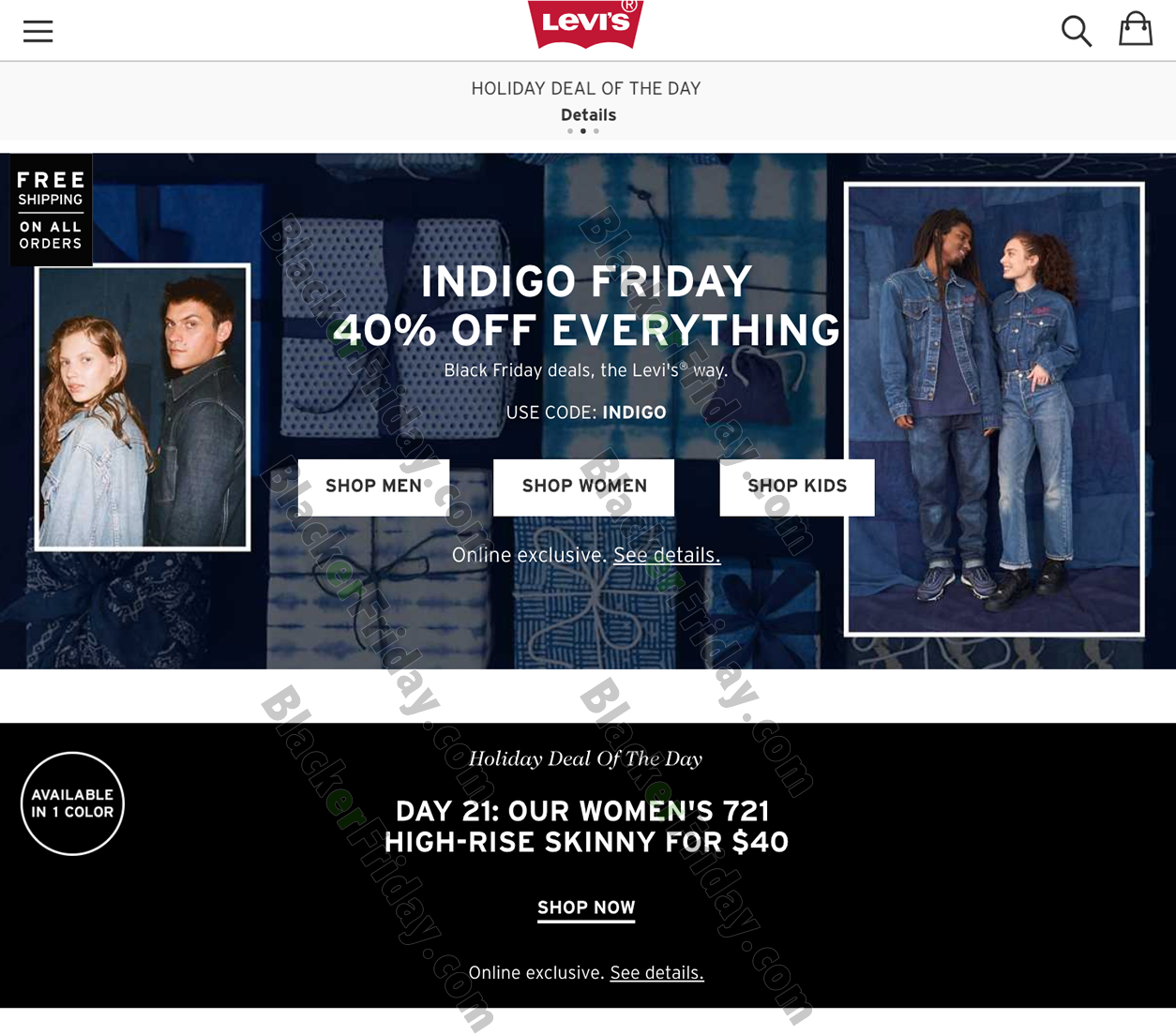 black friday levi's sale