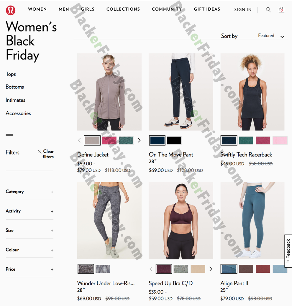 lululemon black friday sale 2018