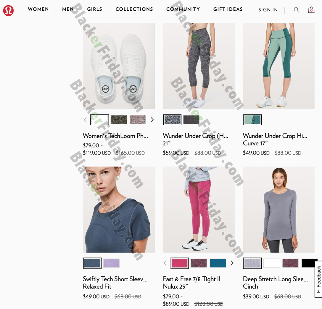 lululemon black friday deals 2018