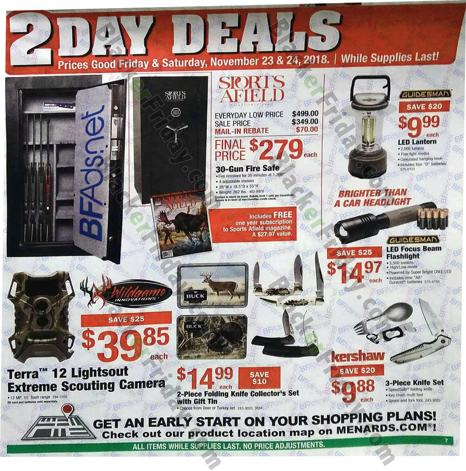 Menards Black Friday 2019 Ad & Sale Details - Blacker Friday