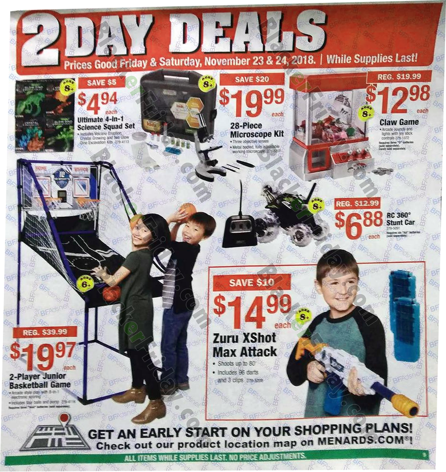 Menards Black Friday 2019 Ad & Sale Details - Blacker Friday